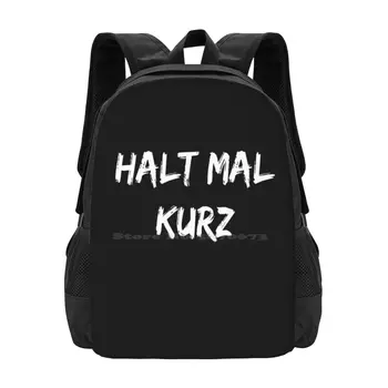 Подожди минутку | Школьный рюкзак большой емкости Kangaroo, сумки для ноутбуков, Подожди минутку, Kangaroo Marc Uwe Sounds Chronicles